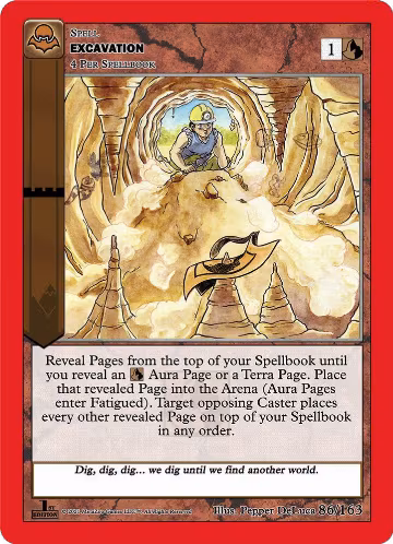 Excavation (86/163), Nightfall: First Edition — MetaZoo card price