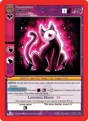 Familiar (118/163), Nightfall: First Edition — MetaZoo card price