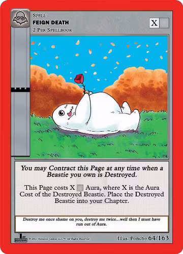 Feign Death (64/163), Nightfall: First Edition — MetaZoo card price