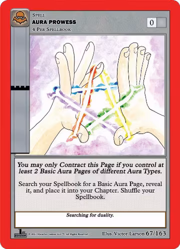 Aura Prowess (67/163), Nightfall: First Edition — MetaZoo card price
