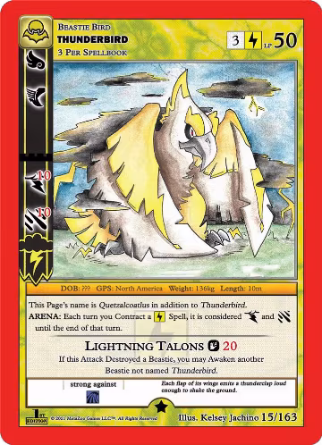 Thunderbird (15/163), Nightfall: First Edition — MetaZoo card price