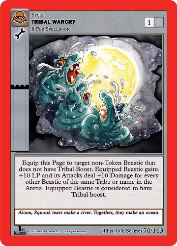 Tribal Warcry (70/163), Nightfall: First Edition — MetaZoo card price