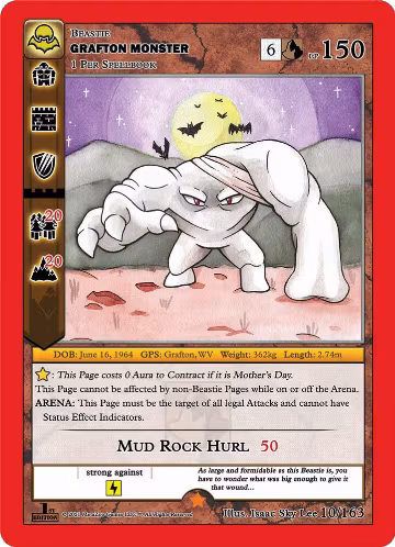 Grafton Monster (10/163), Nightfall: First Edition — MetaZoo card price