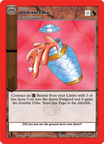 Graveyard's Mud (87/163), Nightfall: First Edition — MetaZoo card price