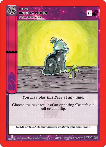 Unlucky Potion (122/163), Nightfall: First Edition — MetaZoo card price