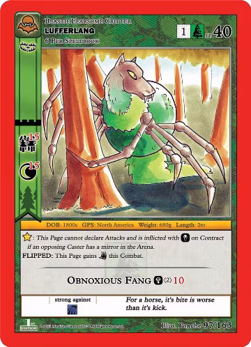 Lufferlang (97/163), Nightfall: First Edition — MetaZoo card price