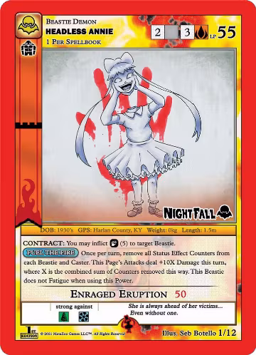 Headless Annie (1/12) — card price