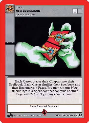 New Beginnings (Headless Annie) (9/12), Nightfall: First Edition Release Event Deck — MetaZoo card price