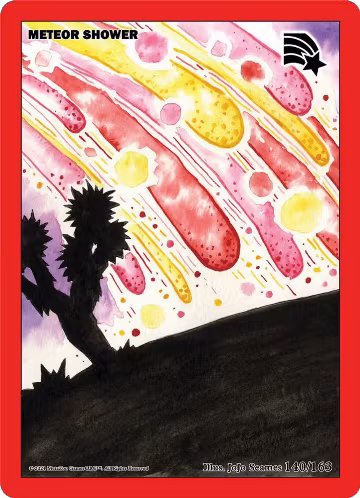 Meteor Shower (140/163), Nightfall: First Edition — MetaZoo card price
