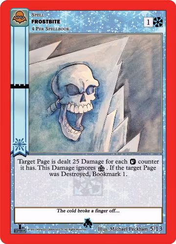 Frostbite (5/13), Nightfall: First Edition Release Event Deck — MetaZoo card price