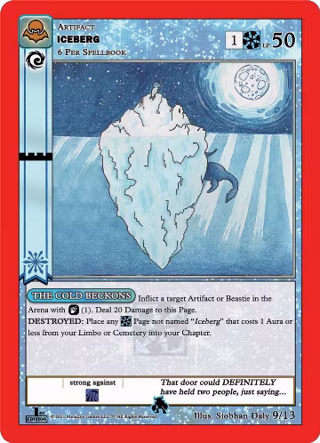 Iceberg (9/13), Nightfall: First Edition Release Event Deck — MetaZoo card price