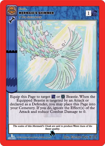Mermaid's Shimmer (6/13), Nightfall: First Edition Release Event Deck — MetaZoo card price