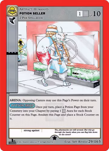 Potion Seller (29/163), Nightfall: First Edition — MetaZoo card price