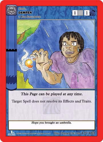 Dampen (127/163), Nightfall: First Edition — MetaZoo card price
