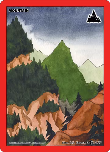 Mountain (148/163), Nightfall: First Edition — MetaZoo card price