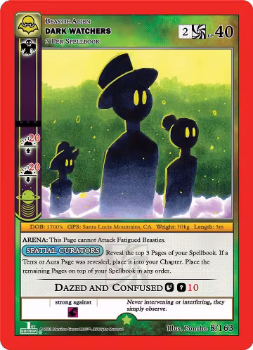 Dark Watchers (8/163), Nightfall: First Edition — MetaZoo card price