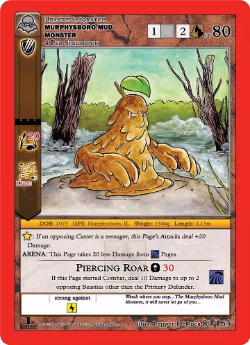 Murphysboro Mud Monster (81/163), Nightfall: First Edition — MetaZoo card price
