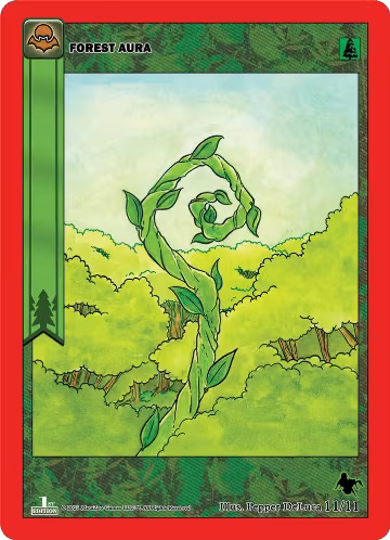 Forest Aura (Spider Grandmother) (11/11), Nightfall: First Edition Release Event Deck — MetaZoo card price