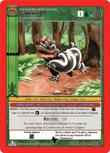 Gumberoo (3/11), Nightfall: First Edition Release Event Deck — MetaZoo card price