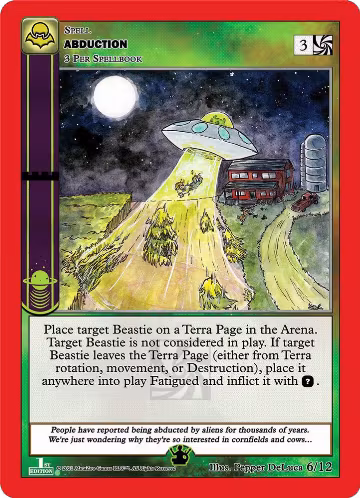 Abduction (6/12), Nightfall: First Edition Tribal Theme Decks — MetaZoo card price