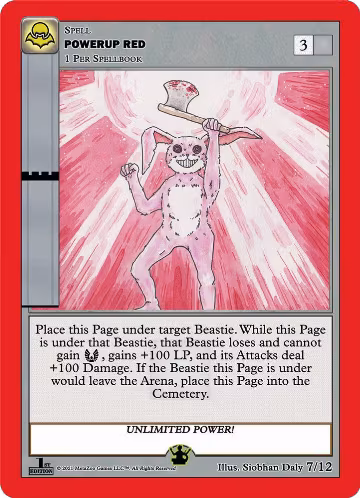 Powerup Red (7/12) — card price