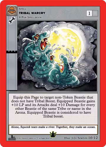 Tribal Warcry (10/12), Nightfall: First Edition Tribal Theme Decks — MetaZoo card price