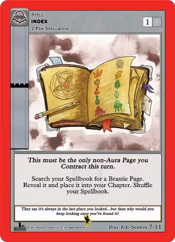 Index (The Ghost Marshall) (7/11), Nightfall: First Edition Tribal Theme Decks — MetaZoo card price