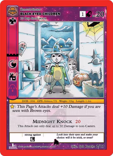 Black-Eyed Children (2/13), Nightfall: First Edition Tribal Theme Decks — MetaZoo card price