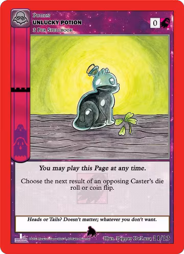 Unlucky Potion (11/13), Nightfall: First Edition Tribal Theme Decks — MetaZoo card price