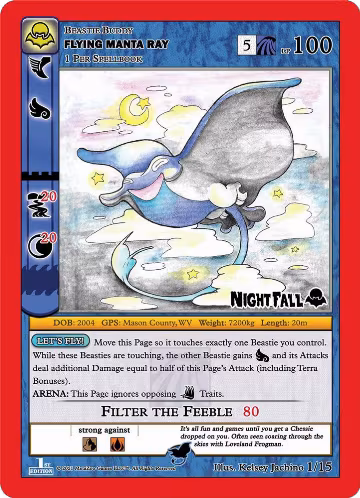 Flying Manta Ray (1/15) — card price