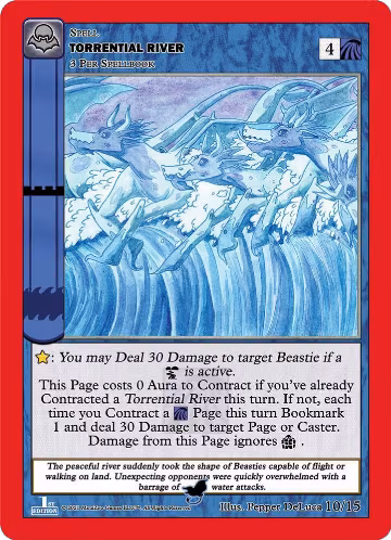 Torrential River (10/15), Nightfall: First Edition Tribal Theme Decks — MetaZoo card price