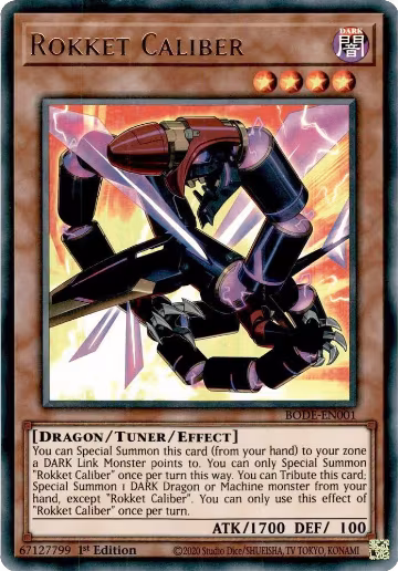 Rokket Caliber (BODE-EN001), Burst of Destiny — Yu-Gi-Oh! card price