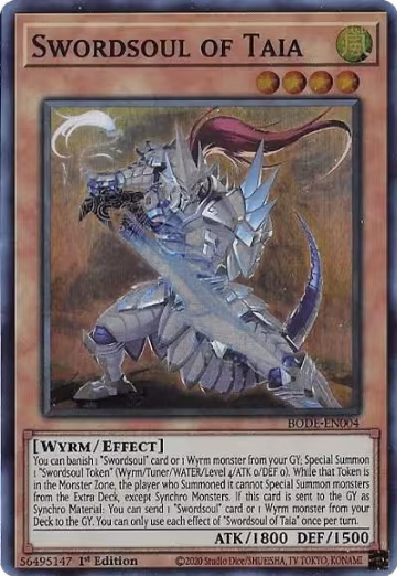 Swordsoul of Taia (BODE-EN004), Burst of Destiny — Yu-Gi-Oh! card price