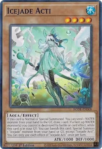 Icejade Acti (BODE-EN008), Burst of Destiny — Yu-Gi-Oh! card price