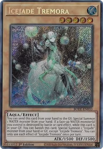 Icejade Tremora (BODE-EN010), Burst of Destiny — Yu-Gi-Oh! card price