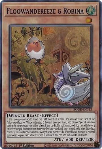Floowandereeze & Robina (BODE-EN013), Burst of Destiny — Yu-Gi-Oh! card price
