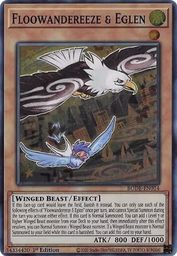 Floowandereeze & Eglen (BODE-EN014), Burst of Destiny — Yu-Gi-Oh! card price
