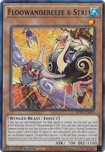 Floowandereeze & Stri (BODE-EN015), Burst of Destiny — Yu-Gi-Oh! card price