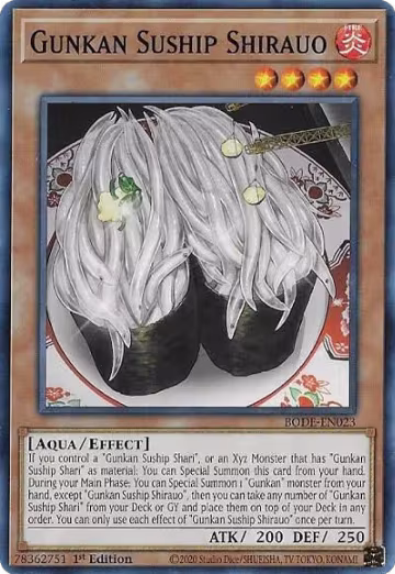 Gunkan Suship Shirauo (BODE-EN023), Burst of Destiny — Yu-Gi-Oh! card price