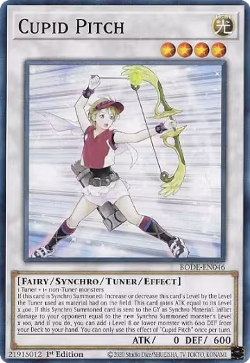 Cupid Pitch (BODE-EN046), Burst of Destiny — Yu-Gi-Oh! card price