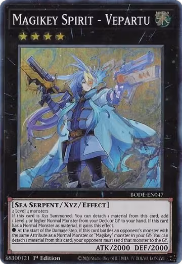 Magikey Spirit - Vepartu (BODE-EN047), Burst of Destiny — Yu-Gi-Oh! card price