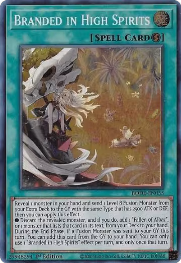 Branded in High Spirits (BODE-EN055), Burst of Destiny — Yu-Gi-Oh! card price