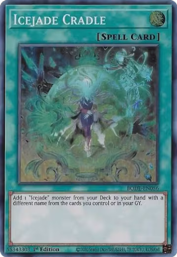 Icejade Cradle (BODE-EN056), Burst of Destiny — Yu-Gi-Oh! card price