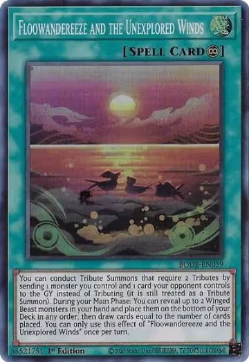 Floowandereeze and the Unexplored Winds (BODE-EN059), Burst of Destiny — Yu-Gi-Oh! card price