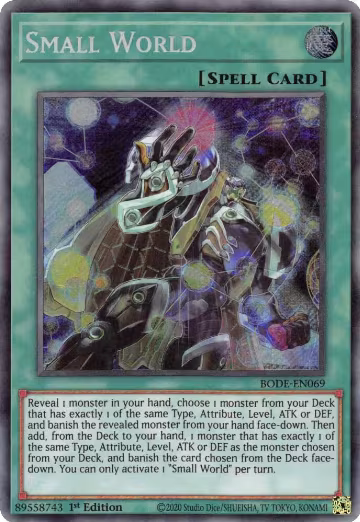 Small World (BODE-EN069), Burst of Destiny — Yu-Gi-Oh! card price