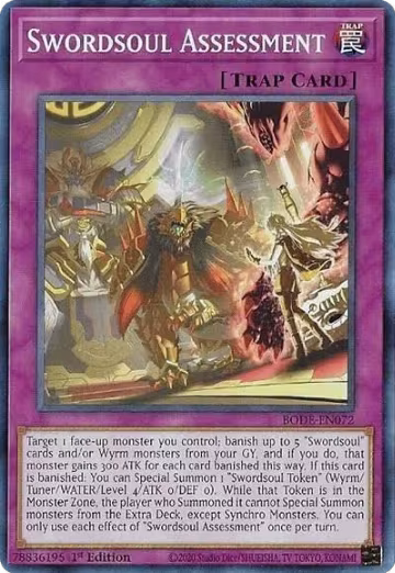 Swordsoul Assessment (BODE-EN072), Burst of Destiny — Yu-Gi-Oh! card price