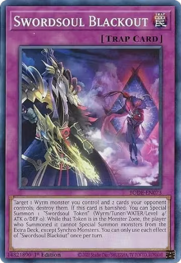 Swordsoul Blackout (BODE-EN073), Burst of Destiny — Yu-Gi-Oh! card price