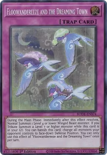 Floowandereeze and the Dreaming Town (BODE-EN074), Burst of Destiny — Yu-Gi-Oh! card price