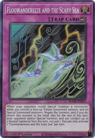 Floowandereeze and the Scary Sea (BODE-EN075), Burst of Destiny — Yu-Gi-Oh! card price