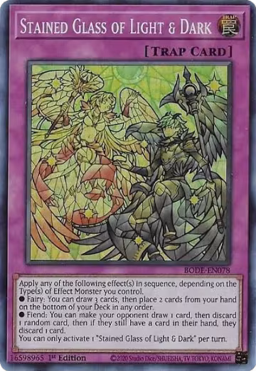 Stained Glass of Light & Dark (BODE-EN078), Burst of Destiny — Yu-Gi-Oh! card price